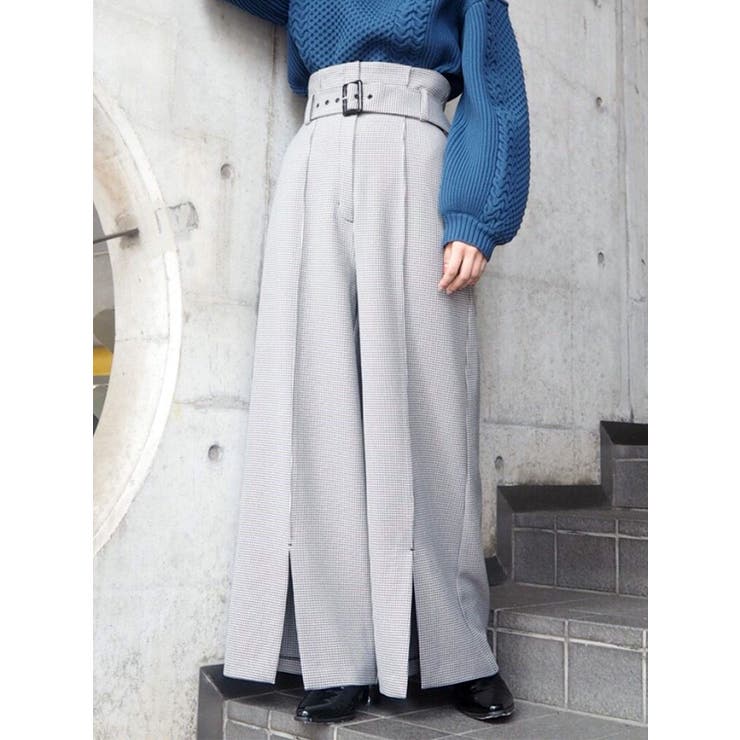 ピンタックワイドパンツ 品番 Mksw Murua ムルーア のレディースファッション通販 Shoplist ショップリスト