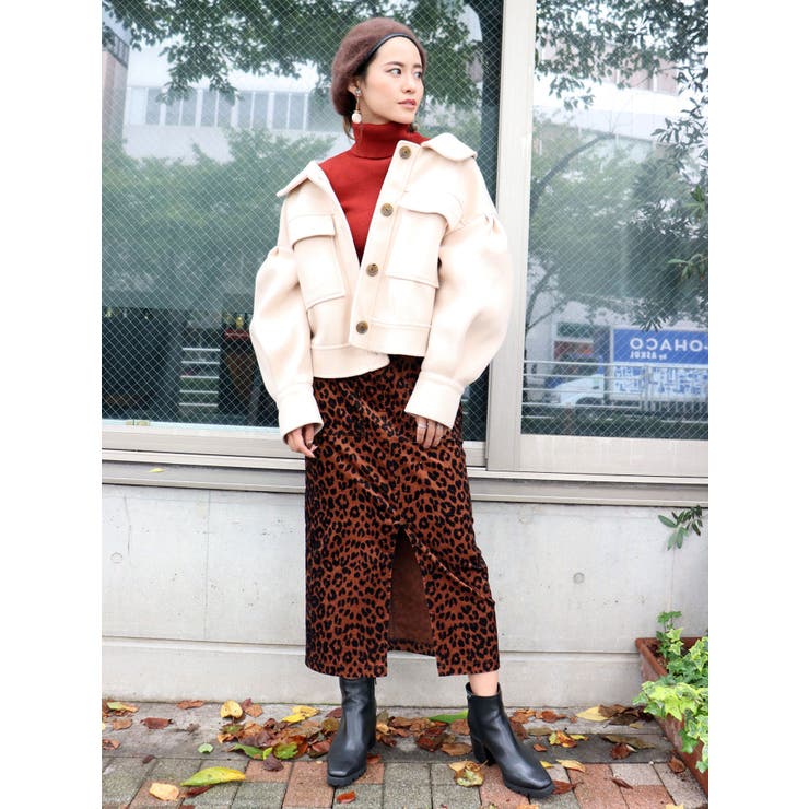 MiuMiu コーデュロイ ペンシルスカート ブラウン ボトムス 秋冬 HUG.U スカート コーデュロイ ロングスカート レディース