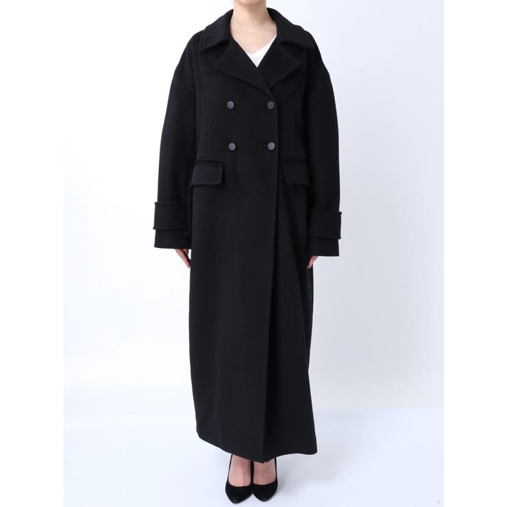 ワイドカフマキシコート[品番：MKSW0025401]｜MURUA（ムルーア）の