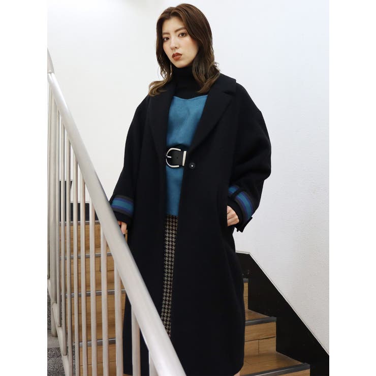 アレンジカフベルトチェスターコート[品番：MKSW0025403]｜MURUA（ムルーア）のレディースファッション通販｜SHOPLIST（ショップリスト）