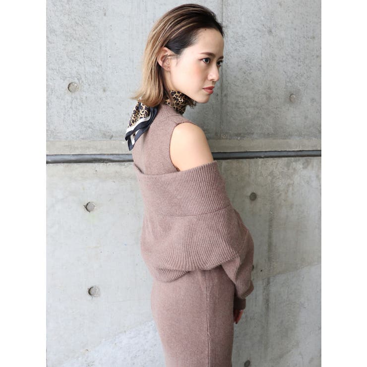 ボレロドッキングニットワンピース[品番：MKSW0022945]｜MURUA