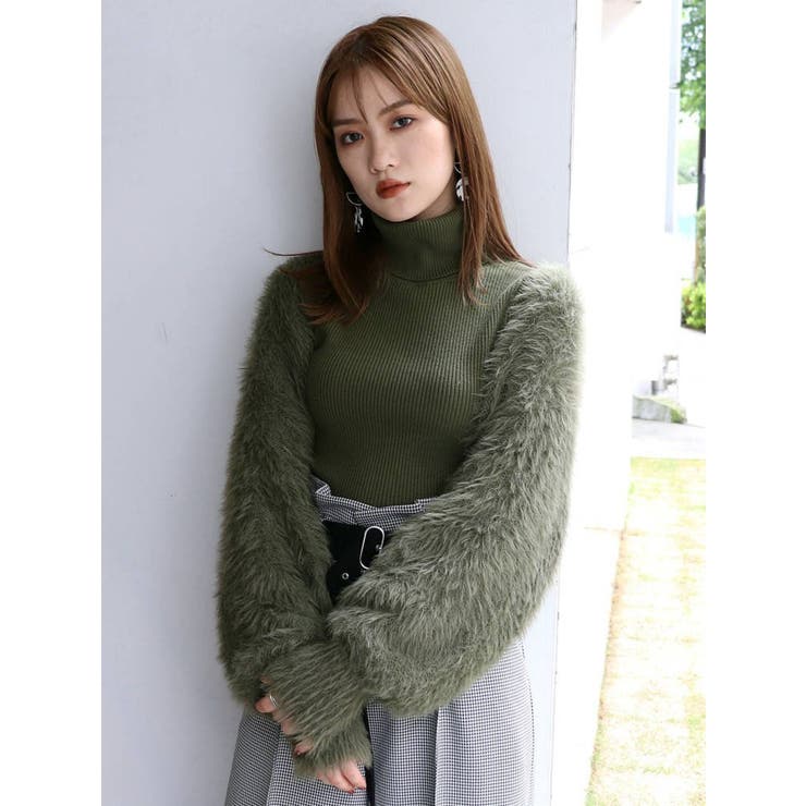 フェザーニットボレロ[品番：MKSW0025422]｜MURUA（ムルーア）の