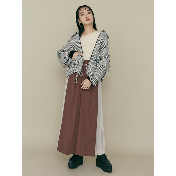 サイドプリーツパンツ[品番：MKSW0026801]｜MURUA（ムルーア）の