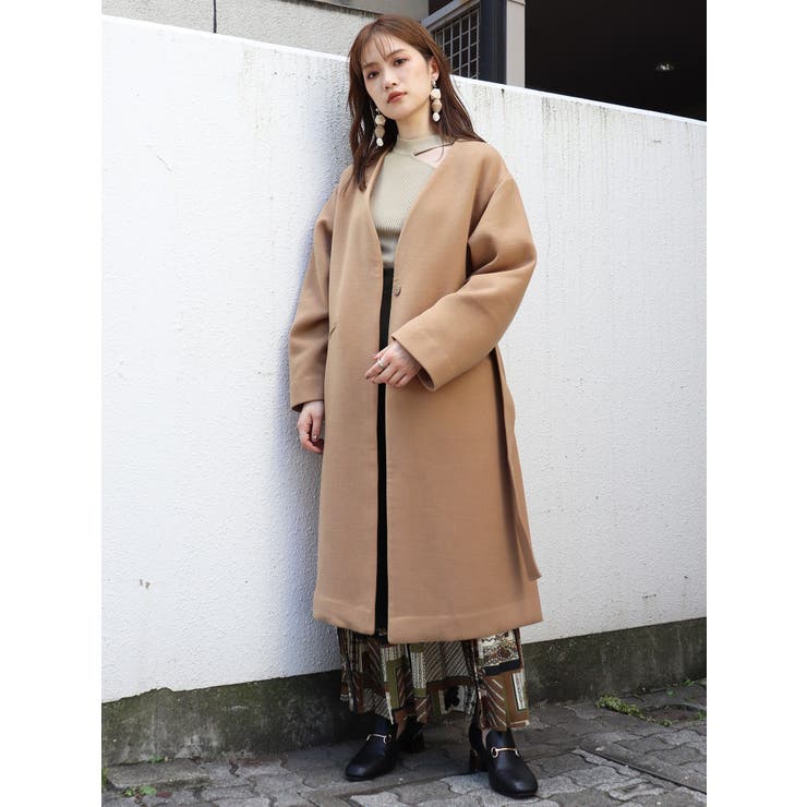 ワンショルベルトタイトニット[品番：MKSW0025431]｜MURUA