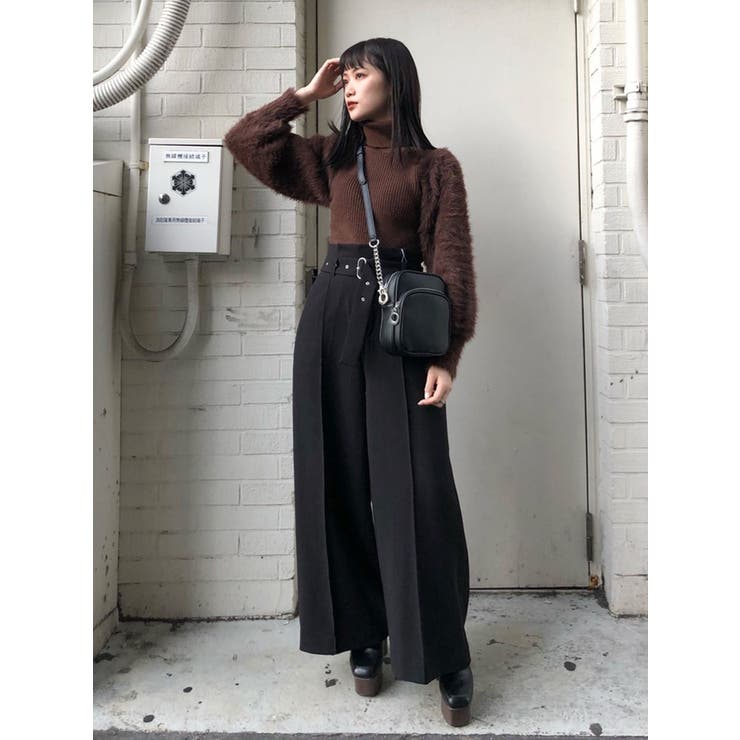 ピンタックワイドパンツ[品番：MKSW0026834]｜MURUA（ムルーア