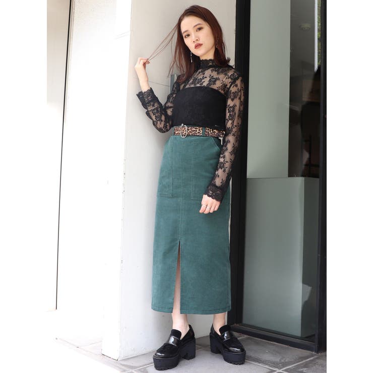 コーデュロイペンシルスカート[品番：MKSW0027451]｜MURUA