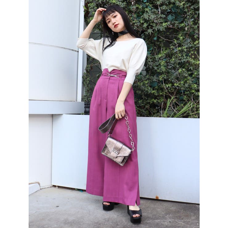 ストレートワイドパンツ[品番：MKSW0028313]｜MURUA（ムルーア