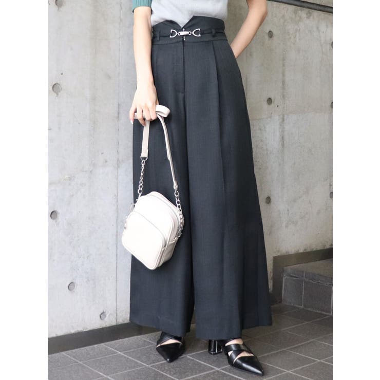海外輸入 インボイス ストレートワイドパンツ[品番：MKSW0028313]｜MURUA（ムルーア 服＆ファッション小物