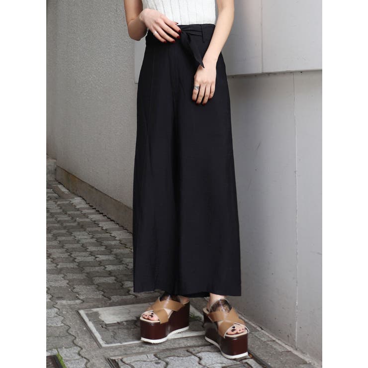 エアリーリボンワイドパンツ 品番 Mksw Murua ムルーア のレディースファッション通販 Shoplist ショップリスト