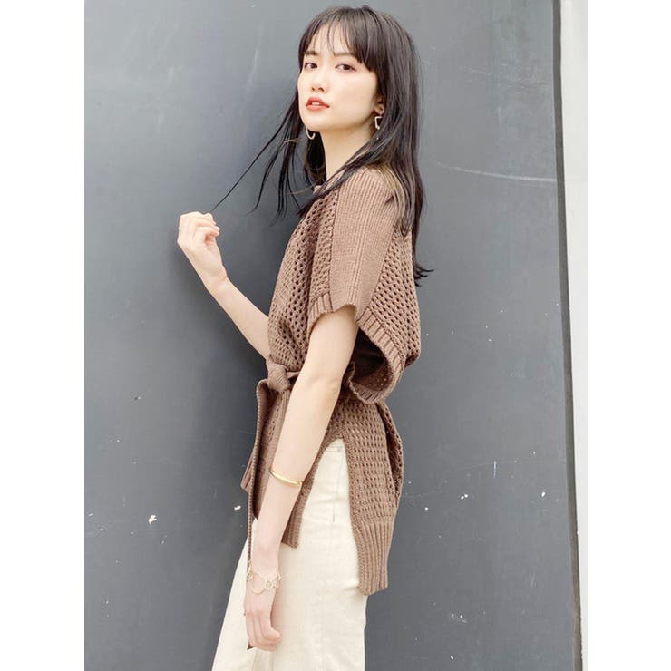 ルーズメッシュニット[品番：MKSW0030196]｜MURUA（ムルーア）の