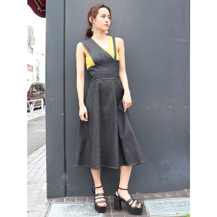 スペイン★Sfera★アシンメトリーで大人魅せ 注目モダンワンピ ワンピース : ZOZOTOWN Yahoo!店 - 通販 - Yahoo!ショッピング