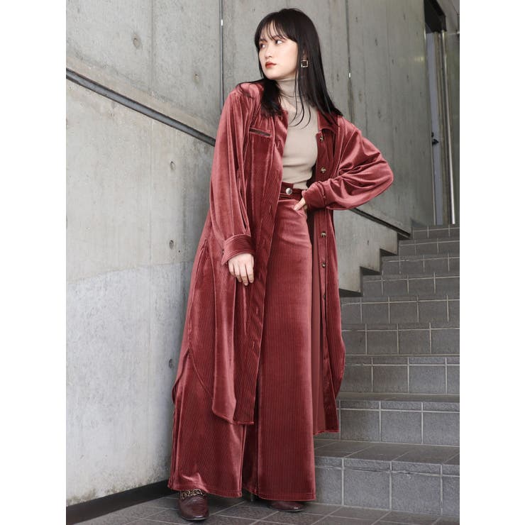 シアーコーデュロイシャツ[品番：MKSW0031456]｜MURUA（ムルーア）のレディースファッション通販｜SHOPLIST（ショップリスト）