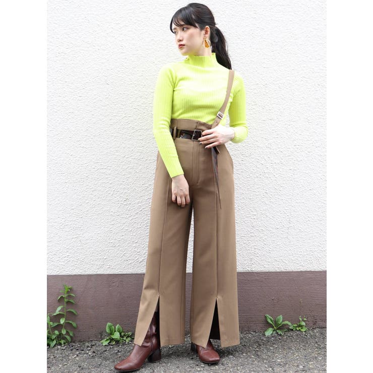 ワンショルダーハイウエストパンツ[品番：MKSW0031076]｜MURUA