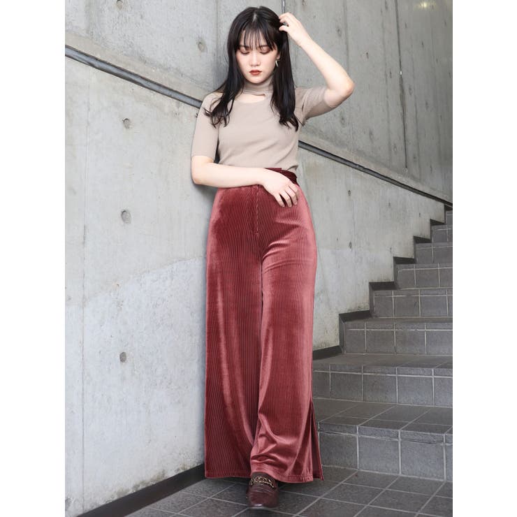 アラレ（美品）マルニ　コーデュロイ　ロングフレアパンツ　ガウチ（9930） コーデュロイフレアパンツ / AMERICAN HOLIC | ファッション通販
