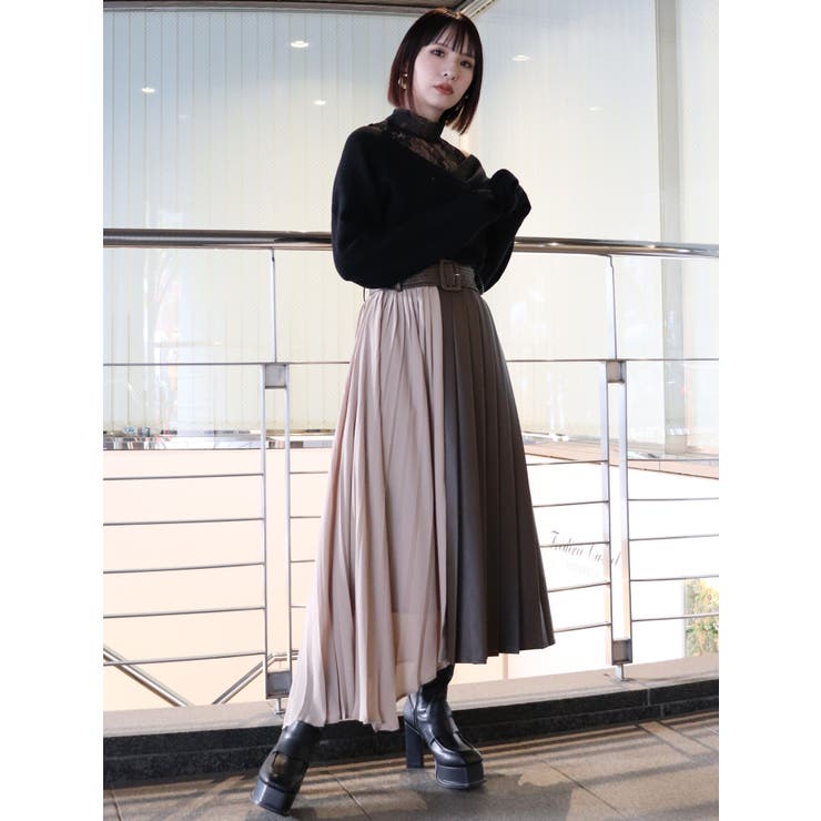 WOMAN essentials ウーマンエッセンシャルズ プリーツスカート