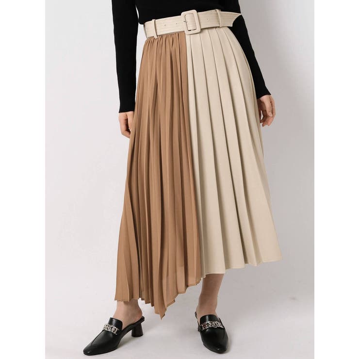 ♡ムータ SOLOTEX ストレッチ スカート ベージュ♡タグ付き SOLOTEX®︎Move It プリーツスカート [全4色] – muta Online Store