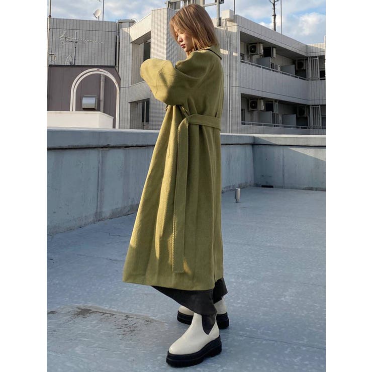 ヘリンボーンダブルコート[品番：MKSW0033210]｜MURUA（ムルーア