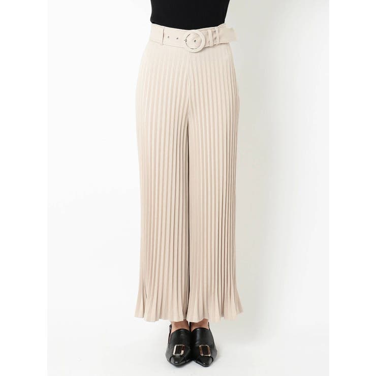 プリーツワイドパンツ 品番 Mksw Murua ムルーア のレディースファッション通販 Shoplist ショップリスト