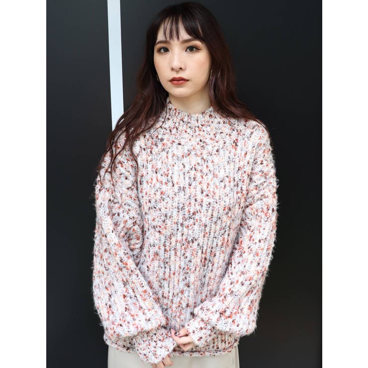 カラーネップニット[品番：MKSW0033812]｜MURUA（ムルーア）のレディースファッション通販｜SHOPLIST（ショップリスト）