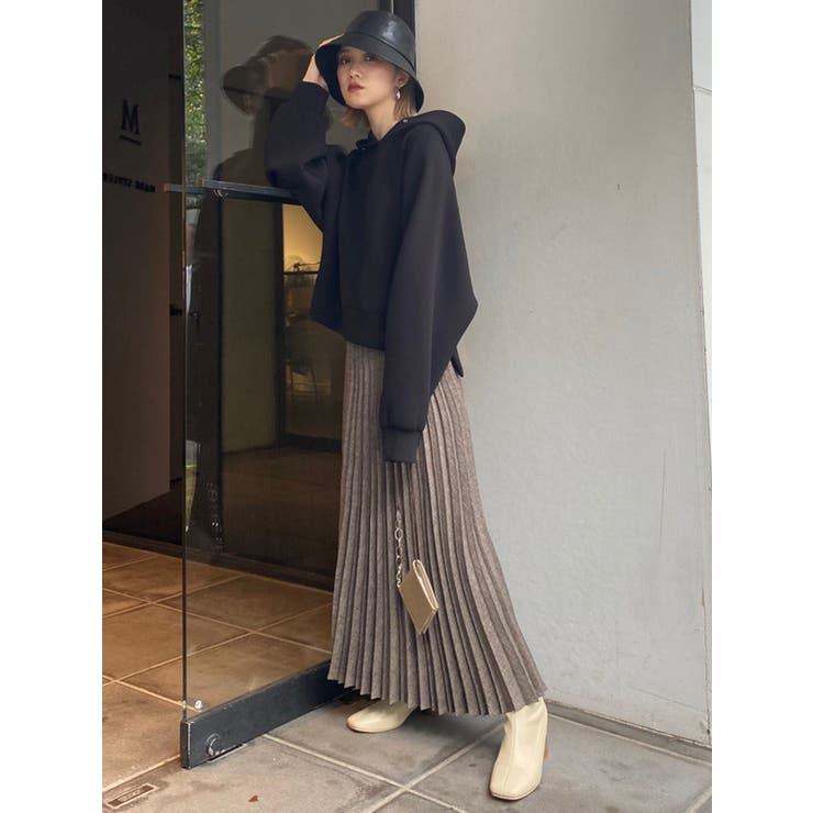 MURUA ボンディングショートパーカー ボンディングショートパーカー[品番：MKSW0032490]｜MURUA（ムルーア