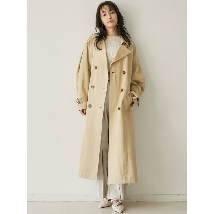 【新品未使用】ムルーア　MURUA ロングコート　トレンチコート MURUA｜ムルーアのトレンチコート通販 - ZOZOTOWN