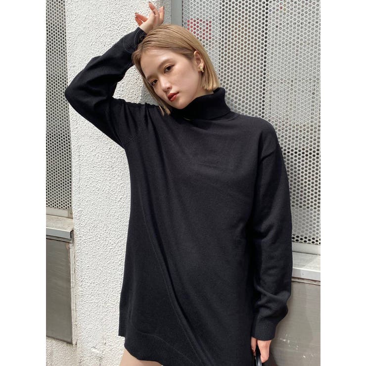 スラッシュミニニットワンピース[品番：MKSW0034290]｜MURUA
