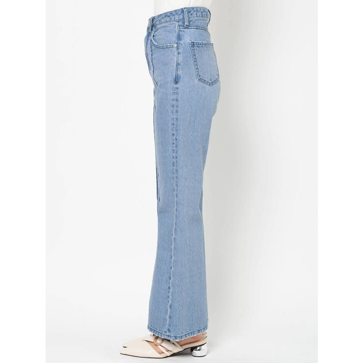 ピンタックフレアデニム