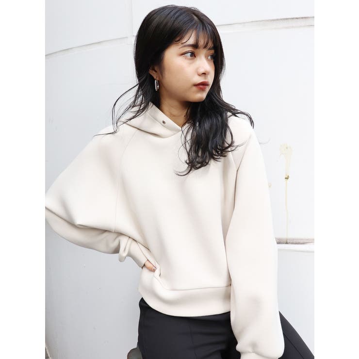 ボンディングショートパーカー[品番：MKSW0034066]｜MURUA（ムルーア）のレディースファッション通販｜SHOPLIST（ショップリスト）