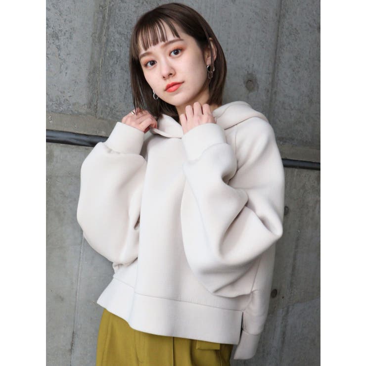 MURUA ボンディングショートパーカー ボンディングショートパーカー[品番：MKSW0032490]｜MURUA（ムルーア