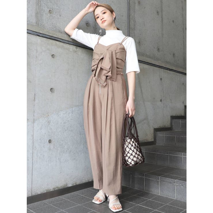 新品【MUUET】 ブラウン MONPEパンツ