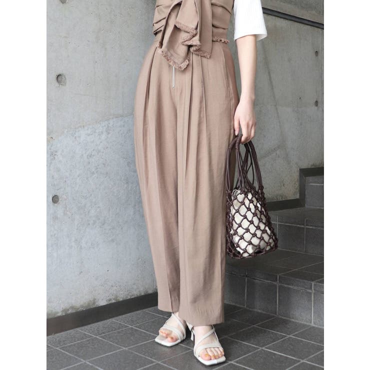 フロントZIPタックパンツ[品番：MKSW0035320]｜MURUA（ムルーア）の