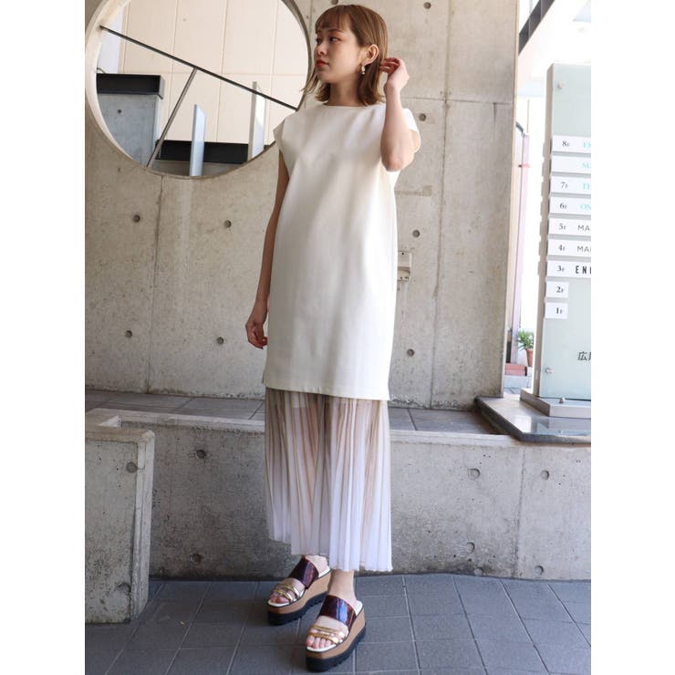 フレンチスリーブミニワンピース[品番：MKSW0036639]｜MURUA