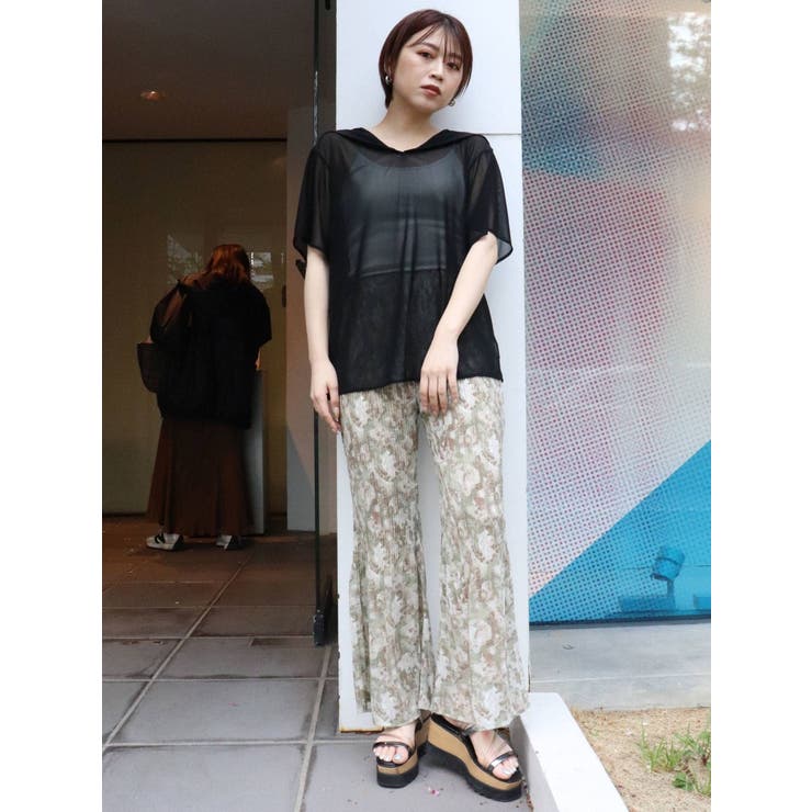 セーラーカラーチュールトップス[品番：MKSW0037788]｜MURUA（ムルーア）のレディースファッション通販｜SHOPLIST（ショップリスト）