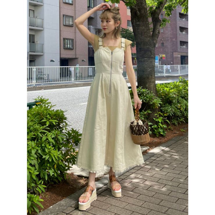 M.U.L リメイクデニムワンピース ヴィンテージ 1点物 エムユーエル 2WAYデニムワンピース[品番：MKSW0065527]｜CALNAMUR