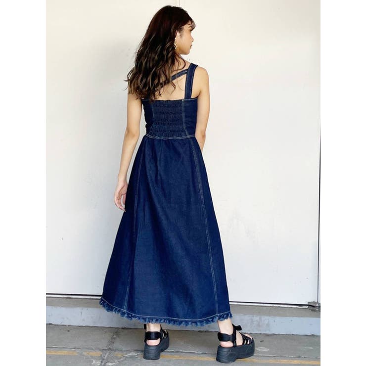 デニムマキシワンピース 品番 Mksw Murua ムルーア のレディースファッション通販 Shoplist ショップリスト