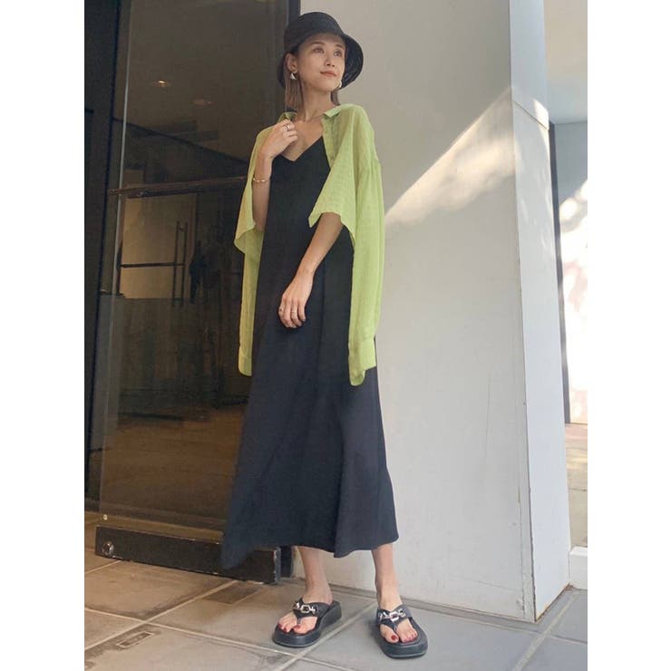 バッククロスキャミワンピース[品番：MKSW0037496]｜MURUA