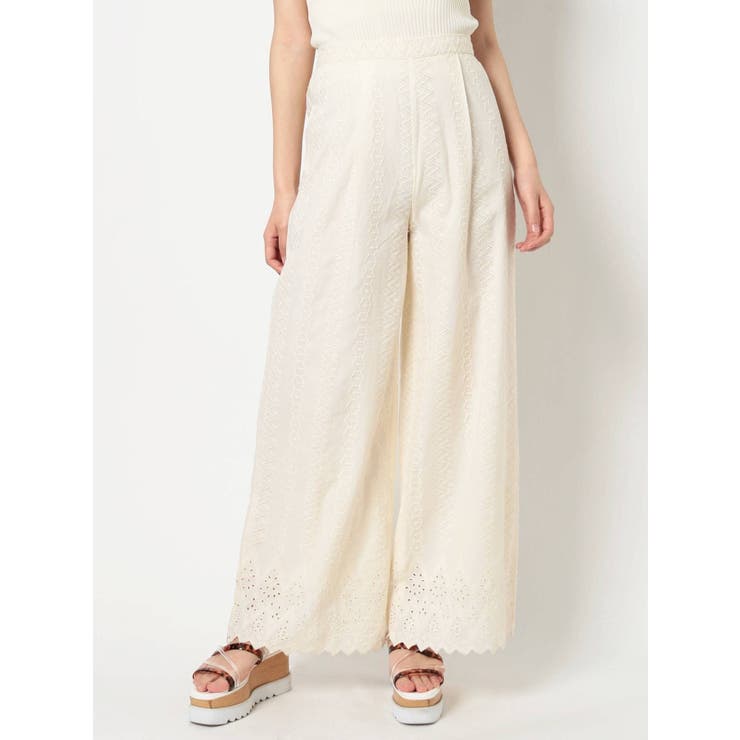 コットンレースパンツ[品番：MKSW0039202]｜MURUA（ムルーア）の