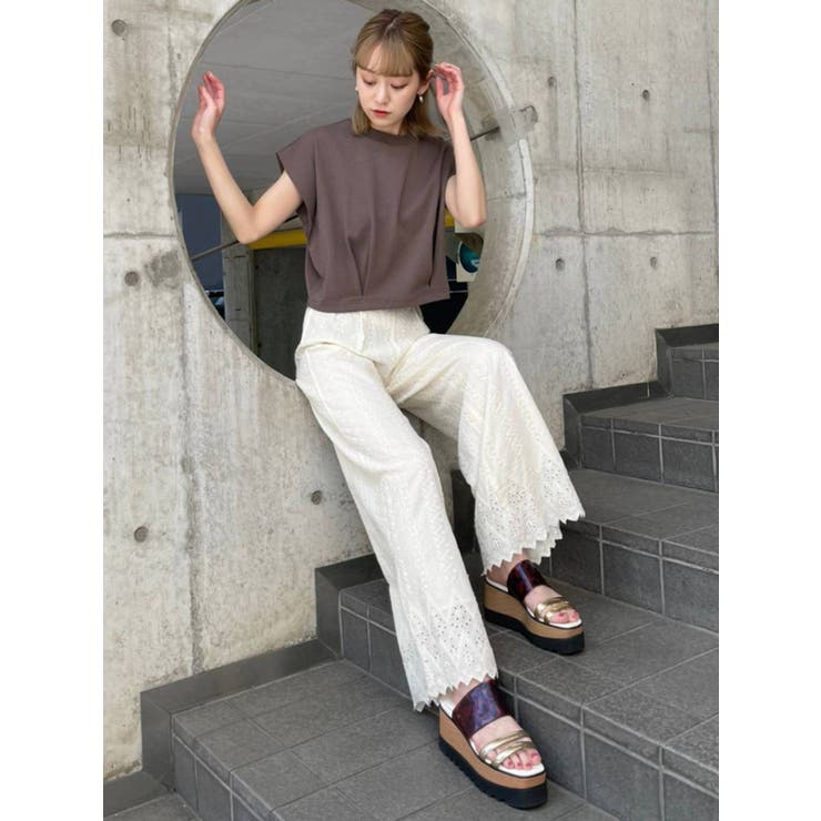 コットンレースパンツ[品番：MKSW0039202]｜MURUA（ムルーア）の