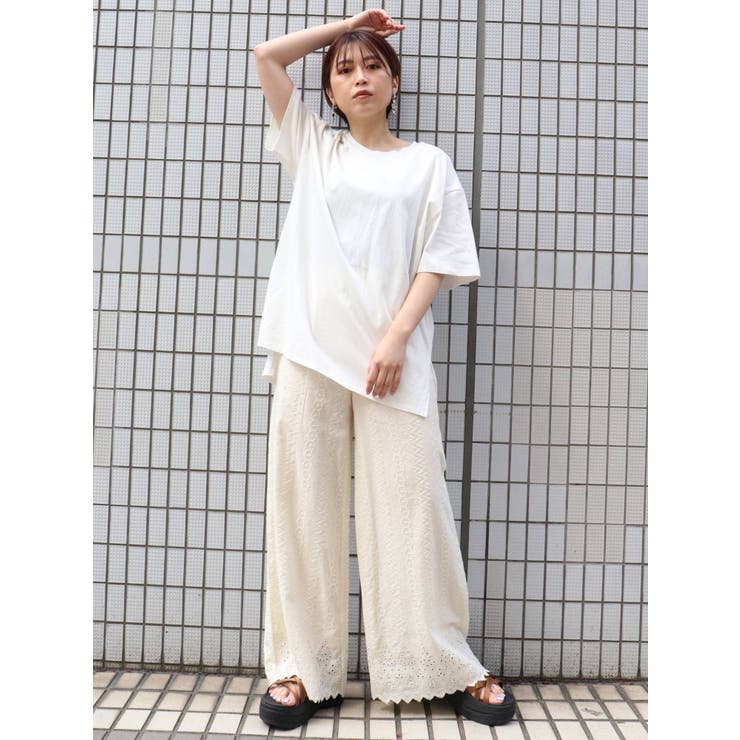 ✨️美品✨️ameiro 裾チュールパンツ カツラギグレー DSC00071_39747874-ca85-4bb7-