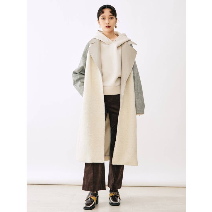 期間限定価格商品 ドッキングボアコート[品番：MKSW0038256]｜MURUA（ムルーア）の ジャケット・アウター