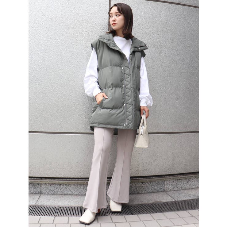 ロングエアコンダウンベスト[品番：MKSW0040150]｜MURUA（ムルーア