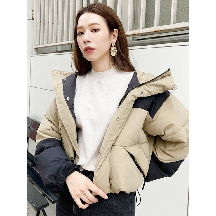 MURUA×GERRY】クロップドショートダウンジャケット[品番:MKSW0040153 MURUA×GERRY】クロップドショートダウンジャケット[品番:MKSW0040153