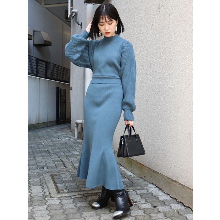 ニットボレロレイヤーワンピース 品番 Mksw Murua ムルーア のレディースファッション通販 Shoplist ショップリスト