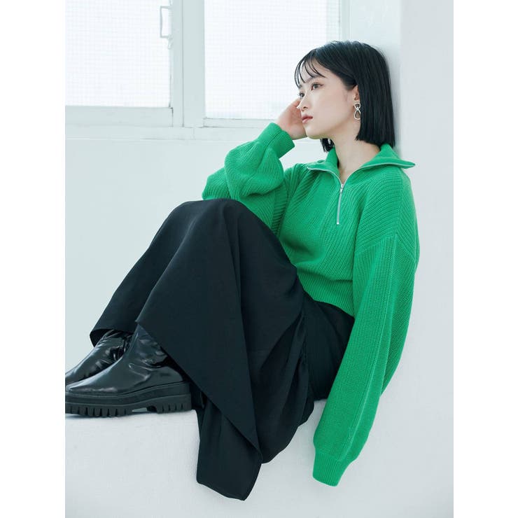 トップス AOI アッシュクウールライクトップス｜WOMEN｜250ISB80-273B｜AZUL BY