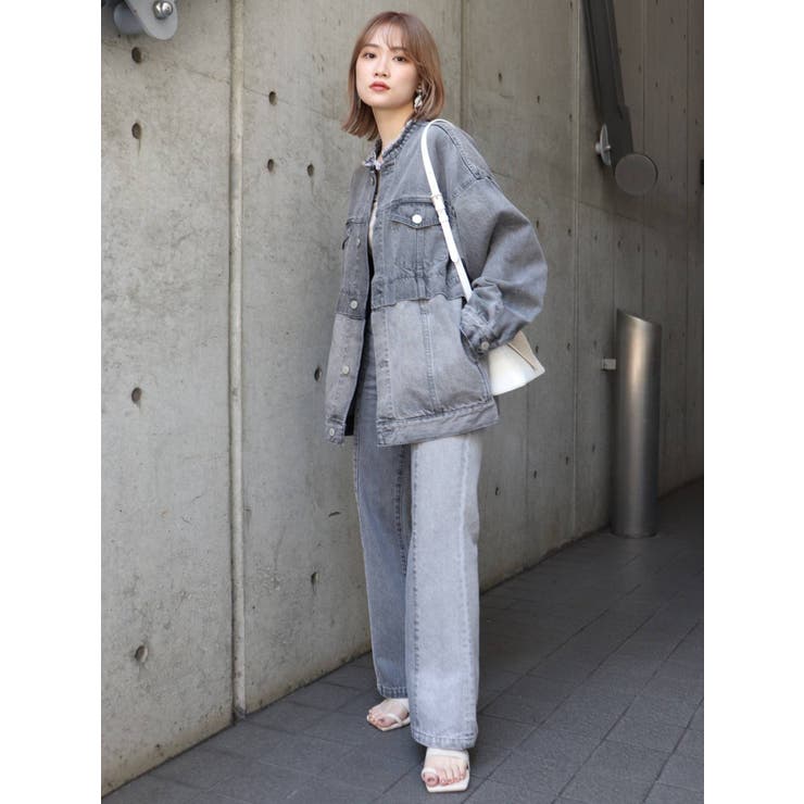 MIXパターンストレートパンツ【セットアップ着用可能】[品番