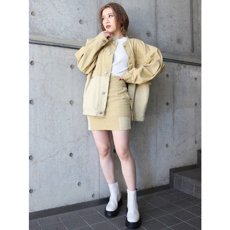 MURUA ハイウェストタイトミニスカート MURUA ハイウエストタイトミニスカート【セットアップ着用可能