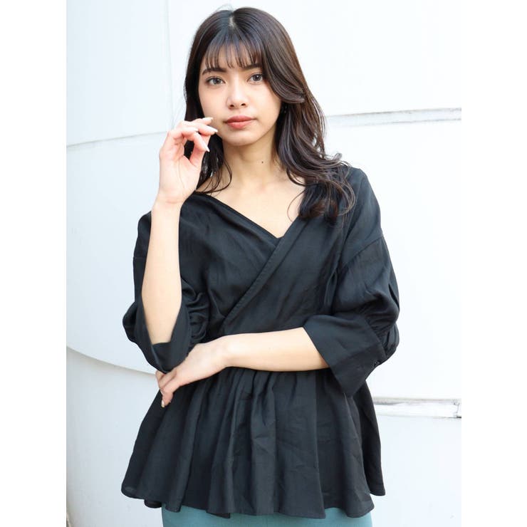 透 明 感『 シアーシャツ』 体型カバー シャツ トップス