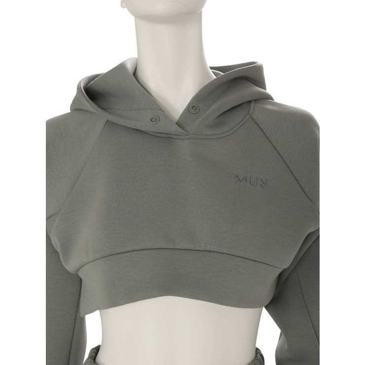 ロゴクロップドパーカー【セットアップ着用可】[品番：MKSW0043850