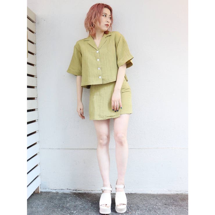 ハイウエストラップミニスカート【セットアップ着用可】 | MURUA | 詳細画像19 