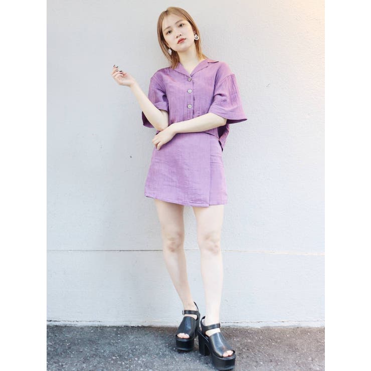 ハイウエストラップミニスカート【セットアップ着用可】 | MURUA | 詳細画像24 